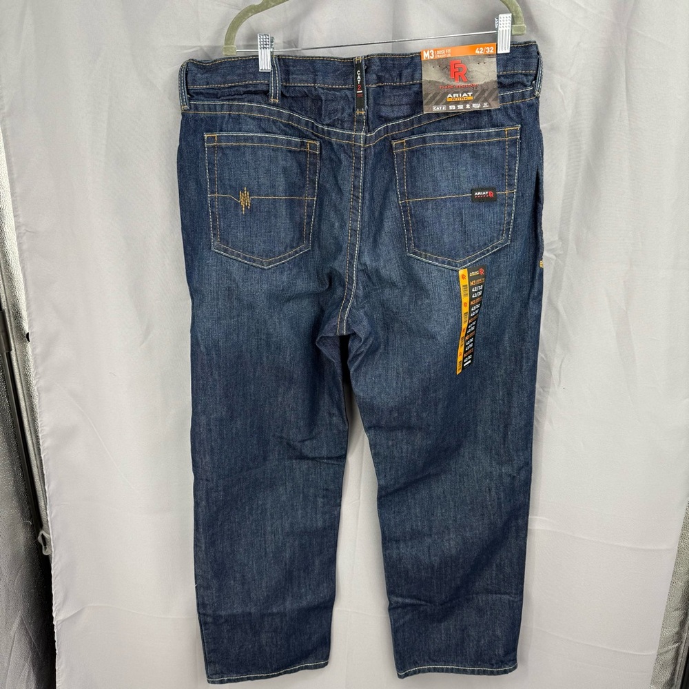 Ariat FR M3 Cat2 Loose Fit Straight Leg Jeans Size 42x32 NWT - Picture 7 of 10